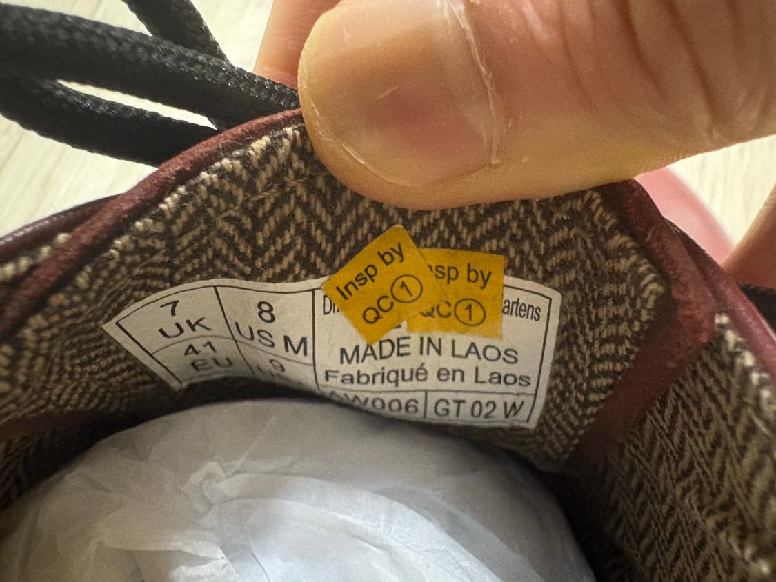 닥터마틴 3홀 체리레드 260 상품이미지7