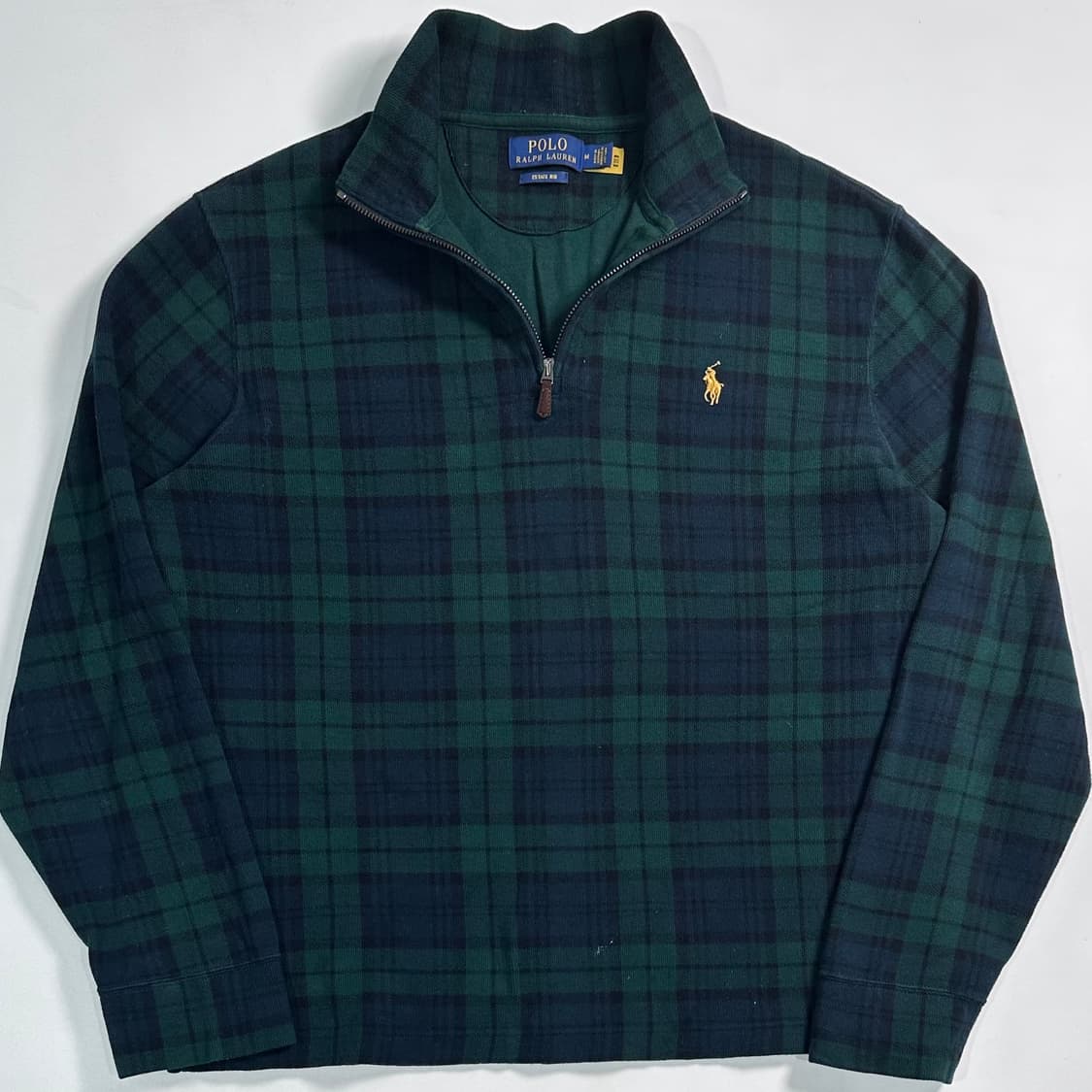 폴로 랄프로렌 블랙와치 반집업  상품이미지1