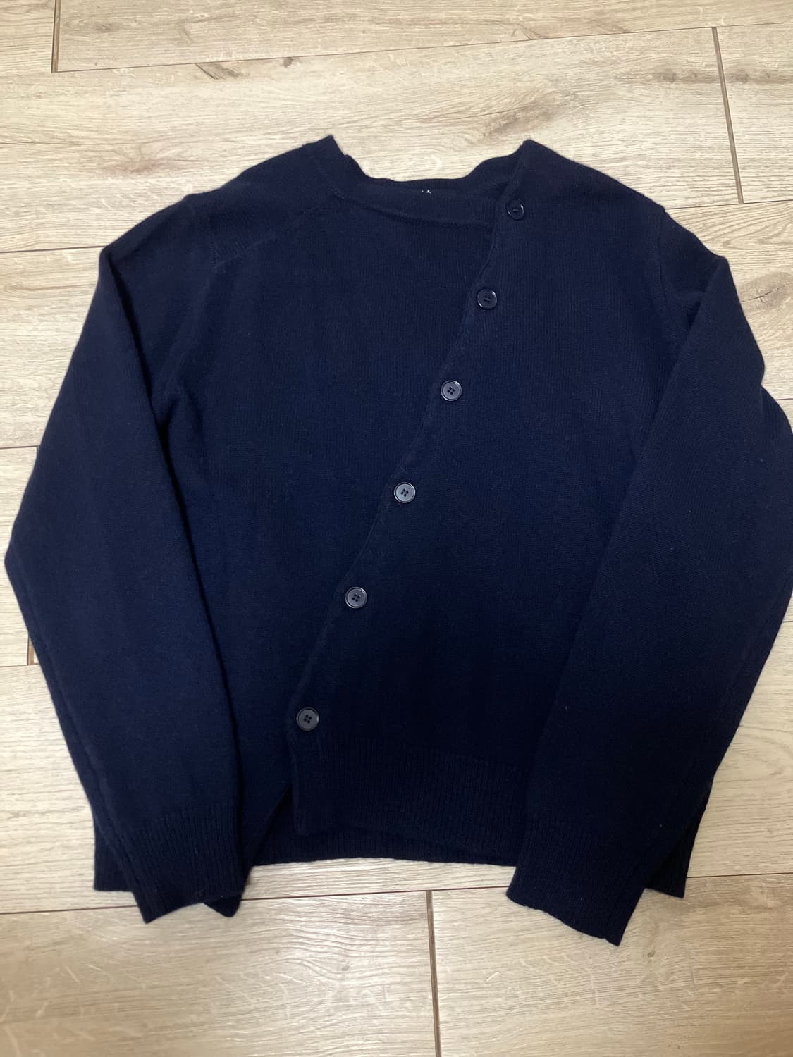 [ee] 2 way cadigan navy - L사이즈 판매 상품이미지1