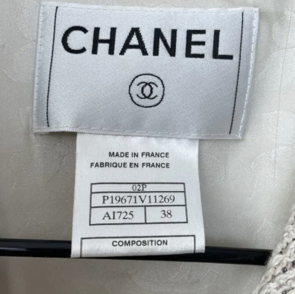 샤넬 CHANEL 02P 클래식 트위드 롱 재킷 38 상품이미지4