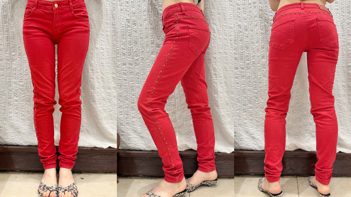 Stud point scarlet skinny 상품이미지3