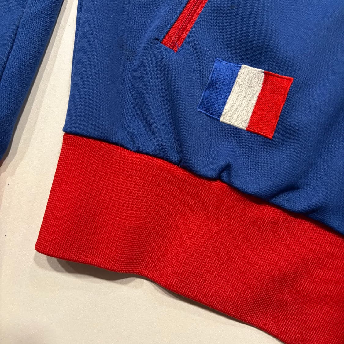 [M] 아디다스 파리 자켓 트랙탑 져지 블루/레드 삼선 D311 상품이미지9