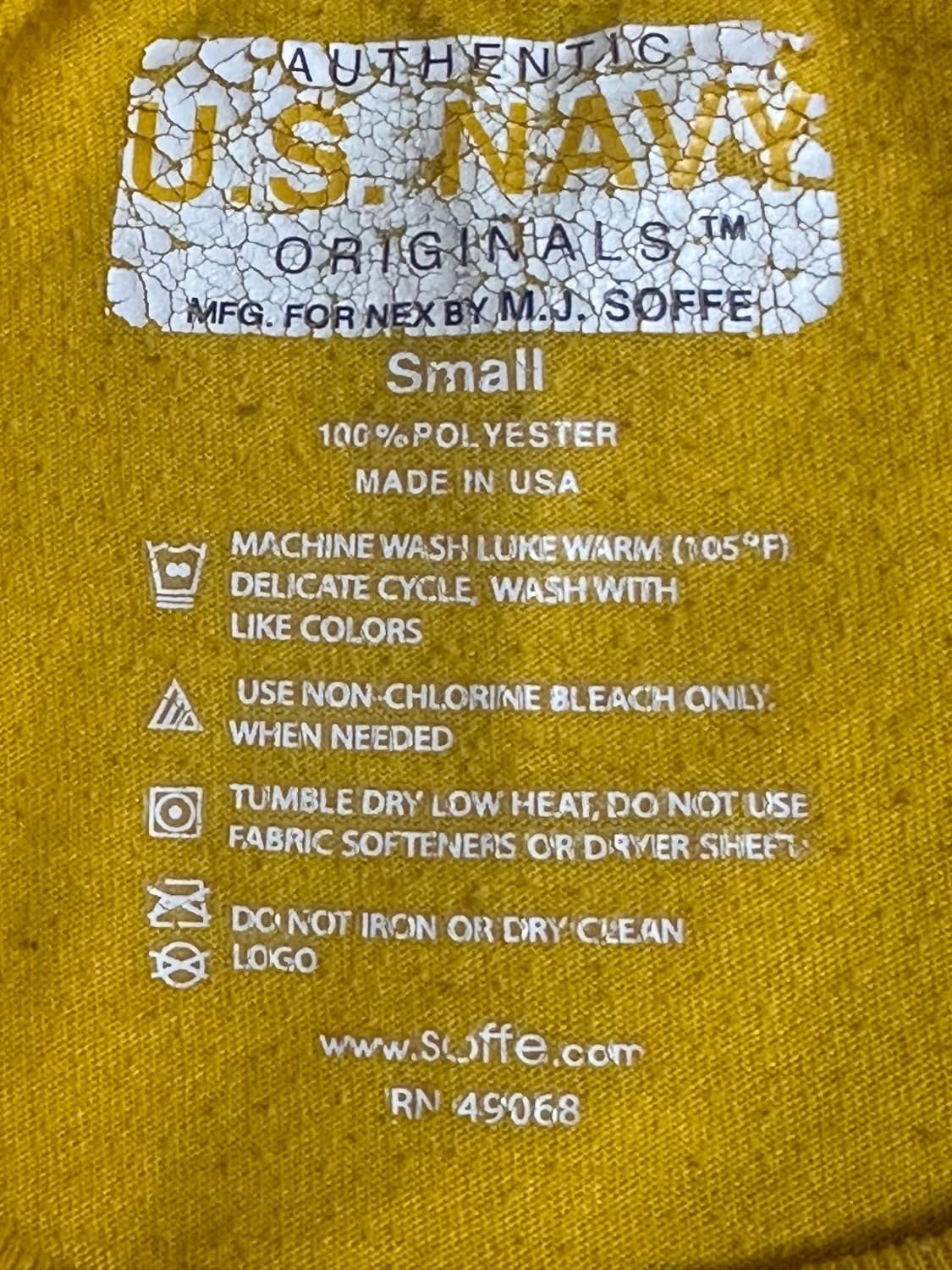 미해군 라운드 반팔 티셔츠 (S) (만원샵) 상품이미지7