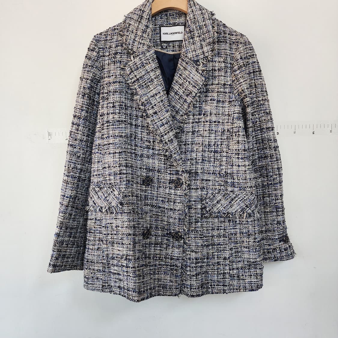 칼 라거펠트 트위드 더블 자켓 상품이미지1