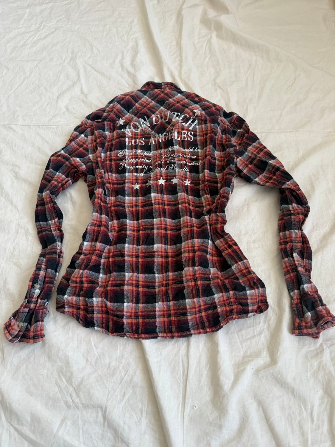 본더치 y2k 너드 체크셔츠 상품이미지5