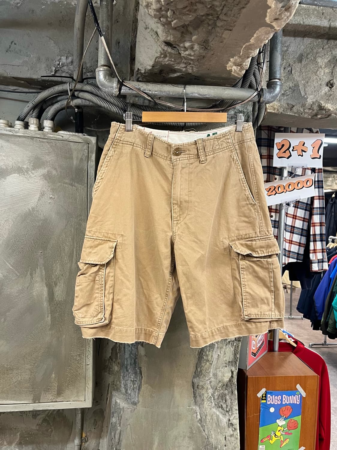 아메리칸 이글 카고 하프 팬츠 베이지 30  #csz3413  상품이미지2