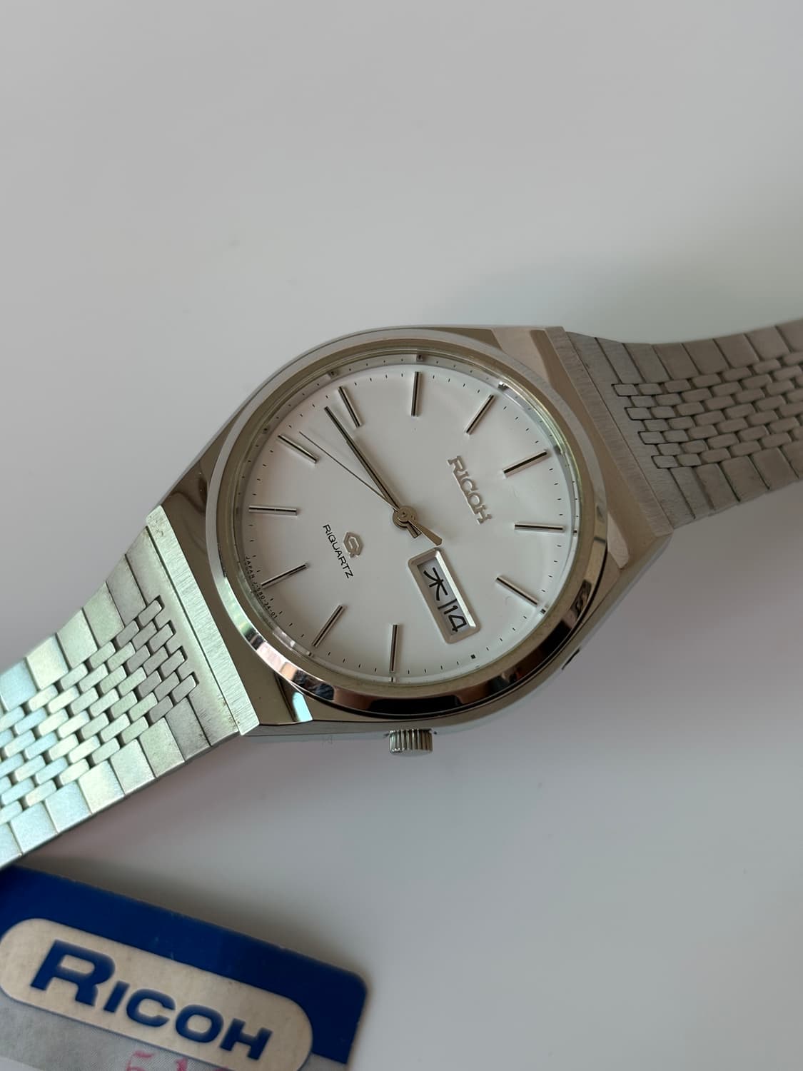 1980s White Dial Silver Riquartz 상품이미지4