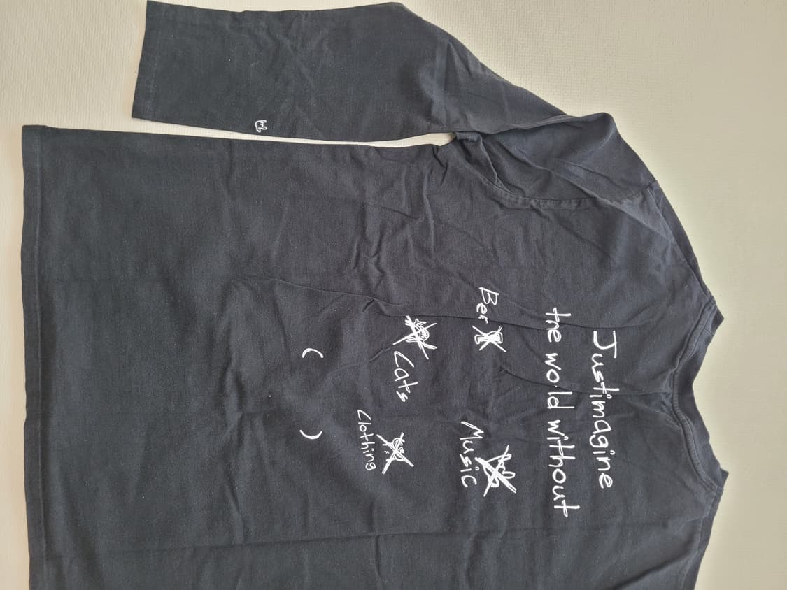 에잇세컨즈 8seconds 남자 긴팔 티셔츠 110 블랙 상품이미지10