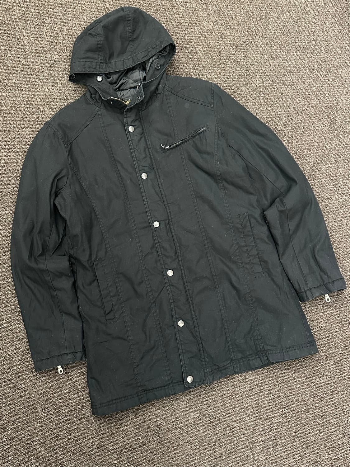 L)Von Dutch 빈티지 Quilted lining 후드 코트 자켓 상품이미지1