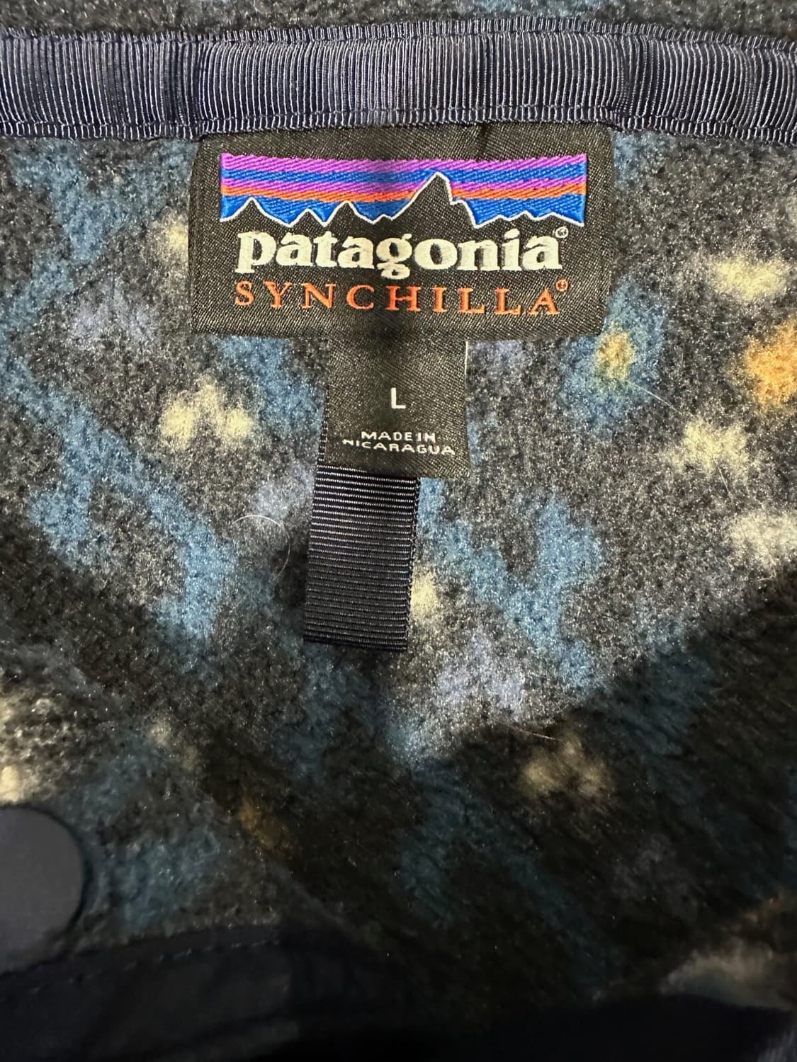 23FW 파타고니아 신칠라 스냅-T 원더링 우즈 타이드풀 블루 상품이미지3