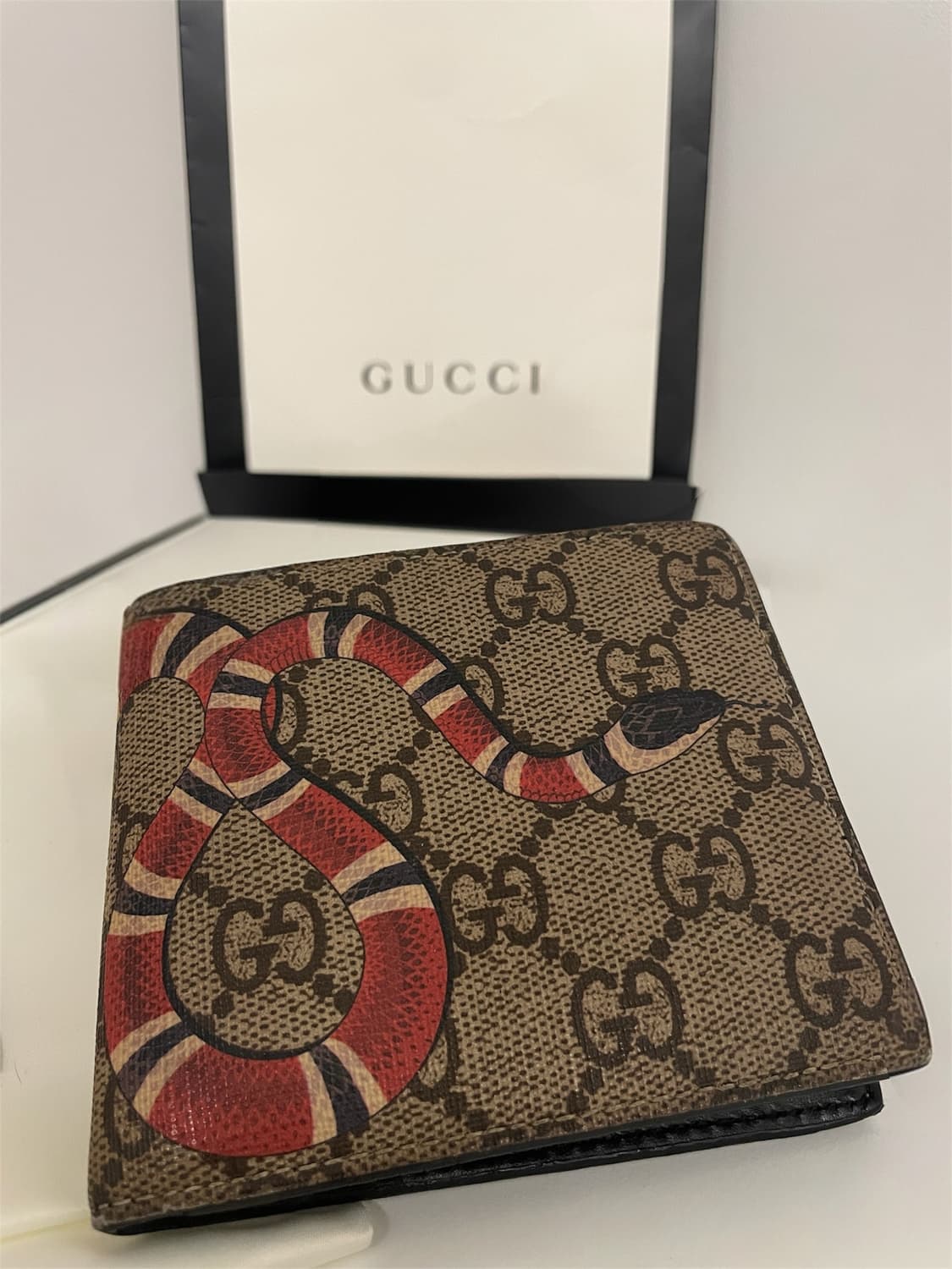 (정품) 구찌 스네이크 반지갑 풀박스 / 상태 좋음 / 바로 사용 가능 상품이미지4