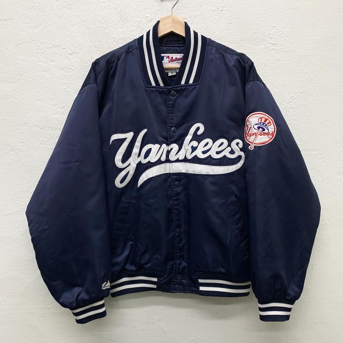 마제스틱 네이비 양키즈 스타디움 자켓 상품이미지2