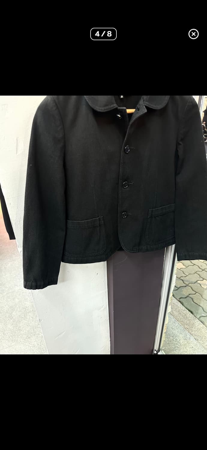 꼼데가르송 트리콧 03AW 블랙 자켓  상품이미지4