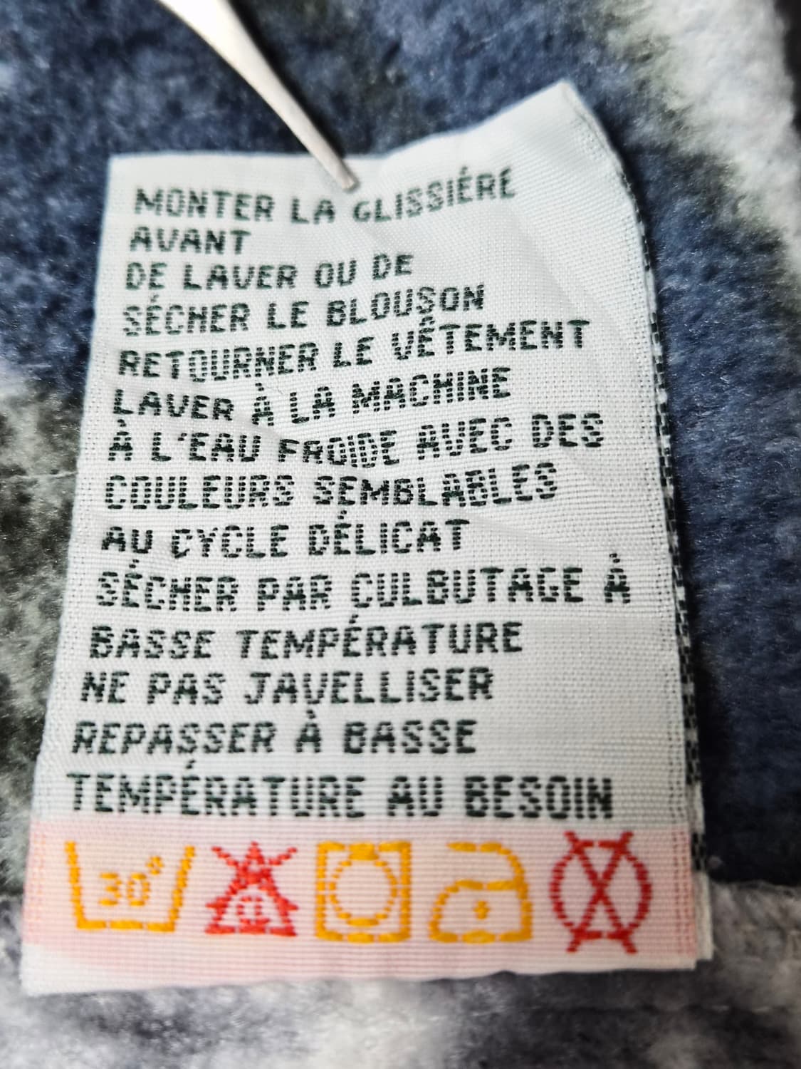 노썬겟어웨이 미국빈티지 북극패턴 후리스 자켓 L사이즈 - J65 상품이미지6