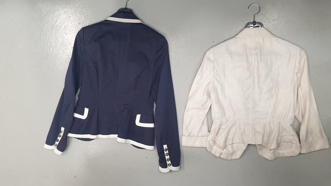 오즈세컨 네이비/아이보리 자켓 44 상품이미지2