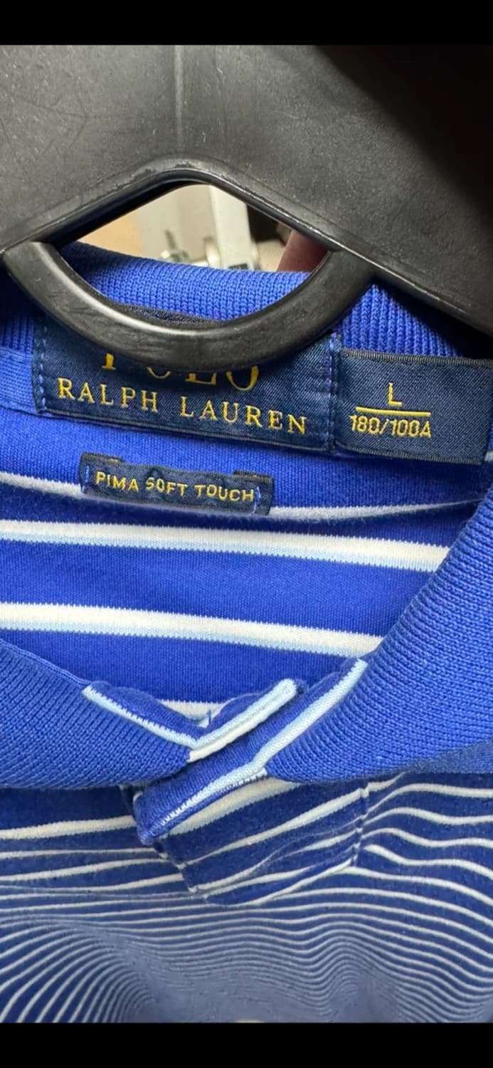 폴로 랄프로렌  스트라이프 카라티L 상품이미지3
