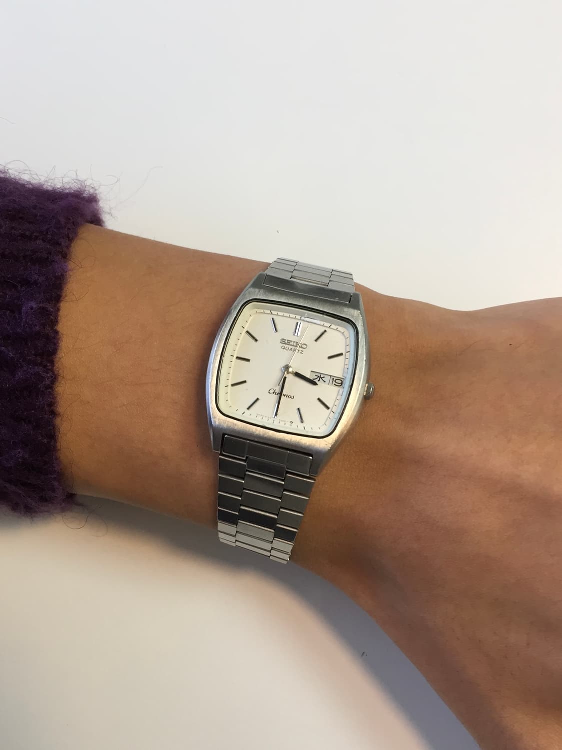 80s seiko chronos square quartz 상품이미지1