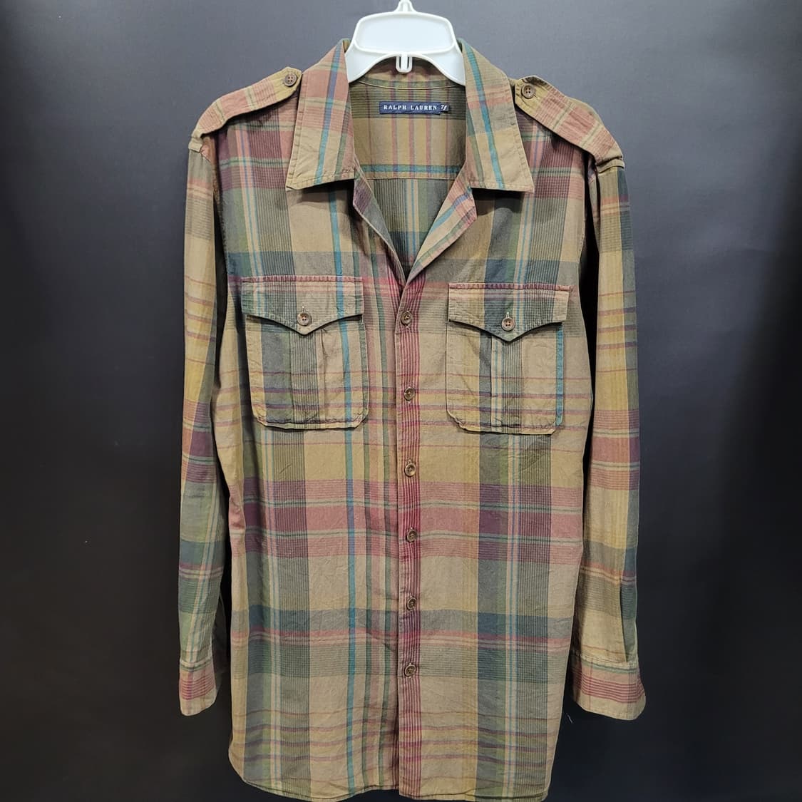 Ralph Lauren 랄프로렌 빈티지 체크패턴 웨스턴 셔츠  상품이미지7