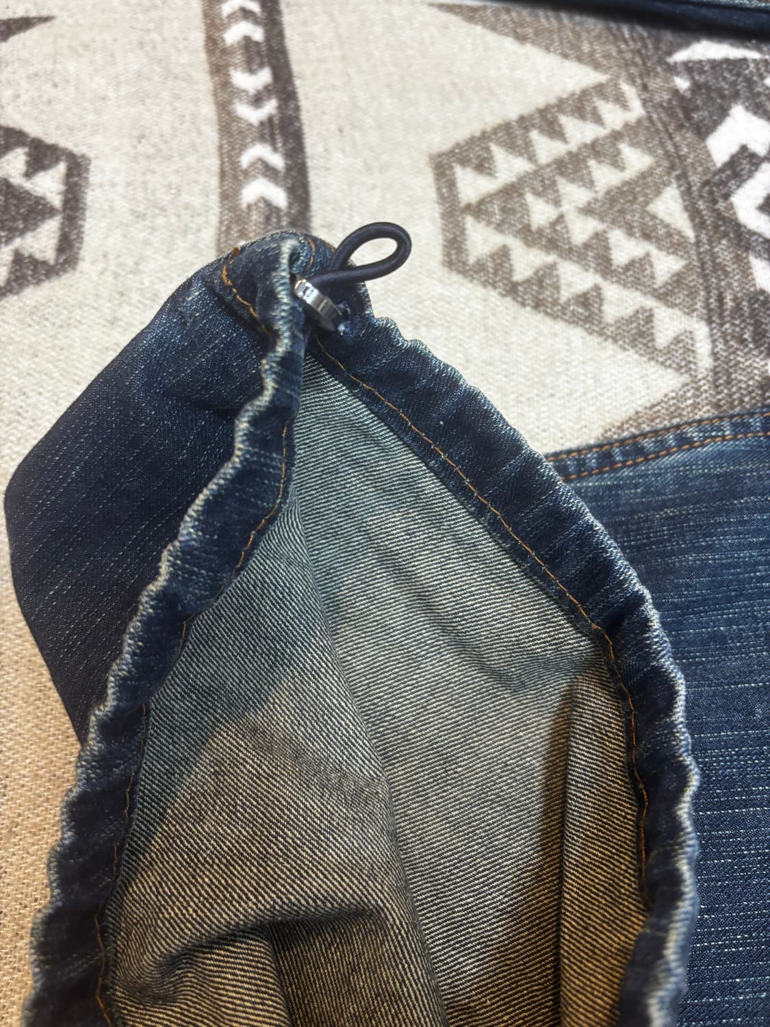 DNSR 와이드 커브드 데님 팬츠  상품이미지6