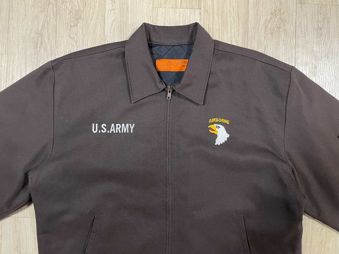 105) 90's 레드캡 미군 에어본 리얼 엔지니어 자켓 상품이미지1