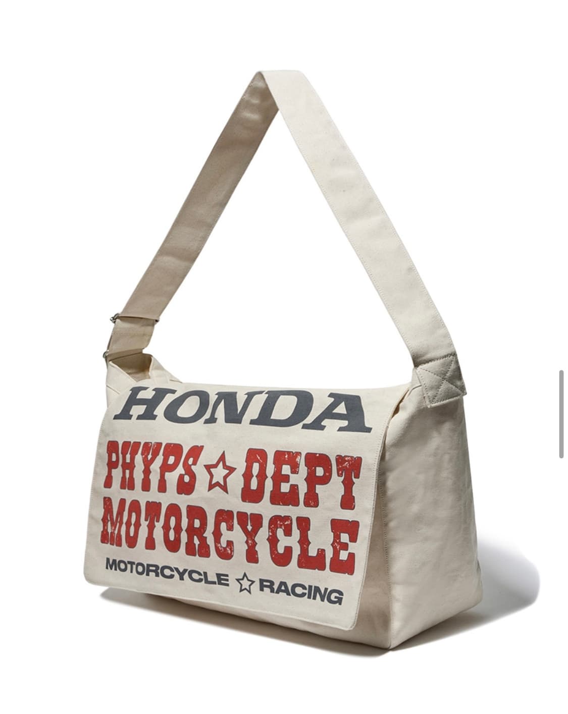 혼다 타이포그라피 더플 컨버스 백 아이보리 (쿄카 가방) 상품이미지2
