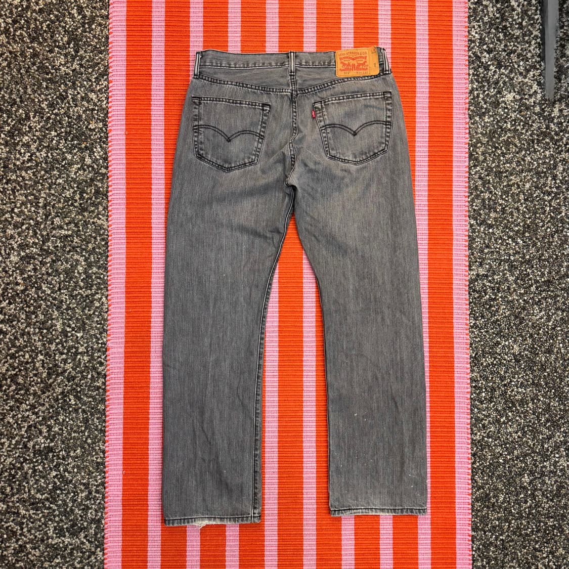 리바이스 501 그레이 스트레이트 진 (34)   상품이미지3