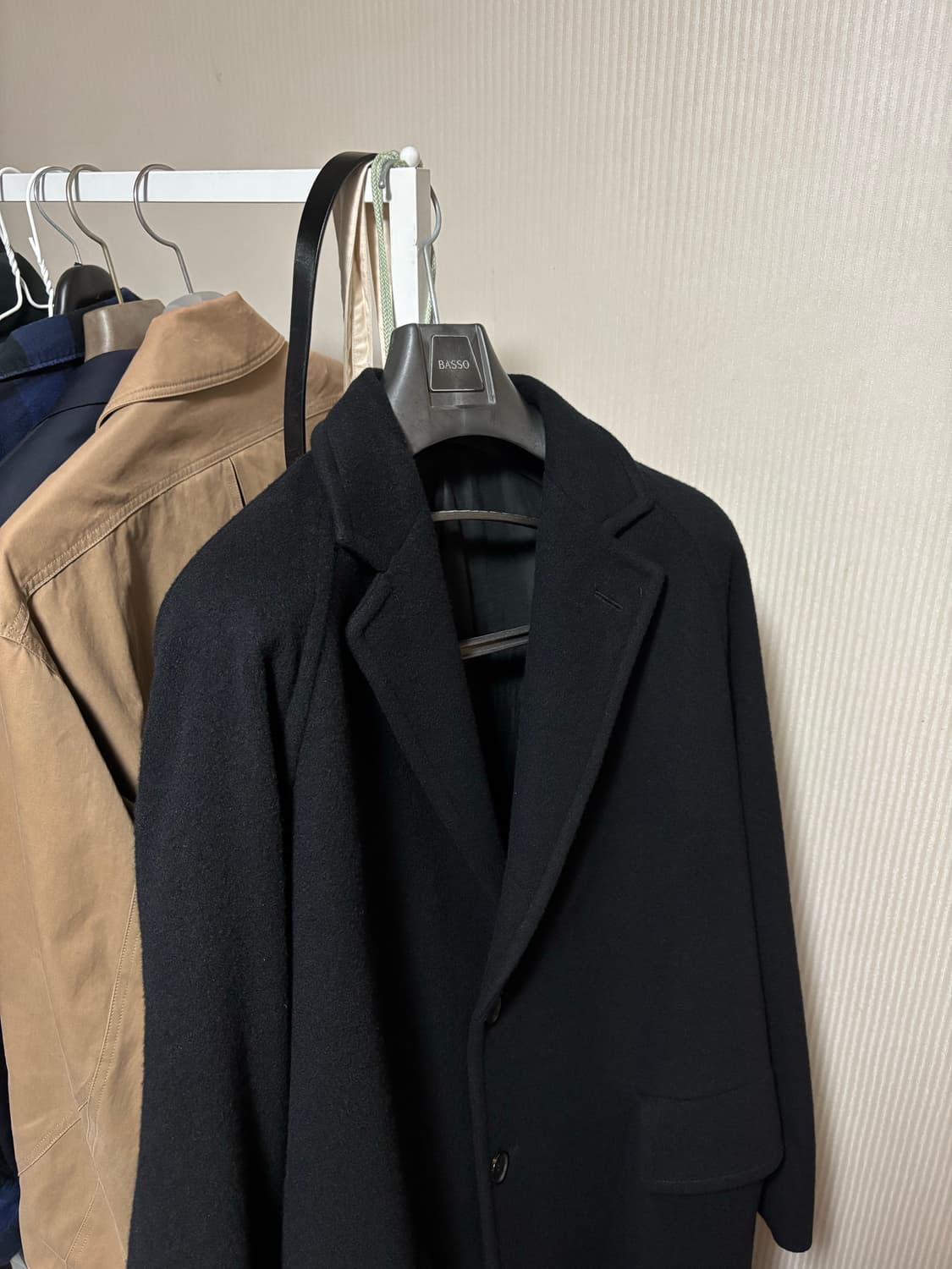 오라리 블랙 울 캐시미어 코트 4사이즈 상품이미지3