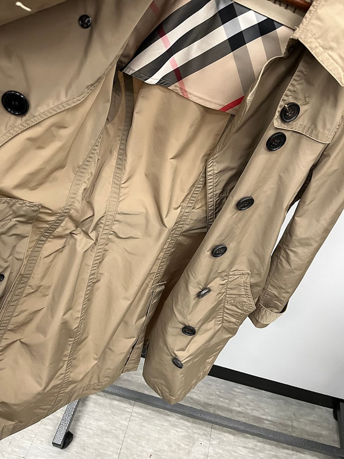 여) 버버리 폴리 트렌치코트  상품이미지9