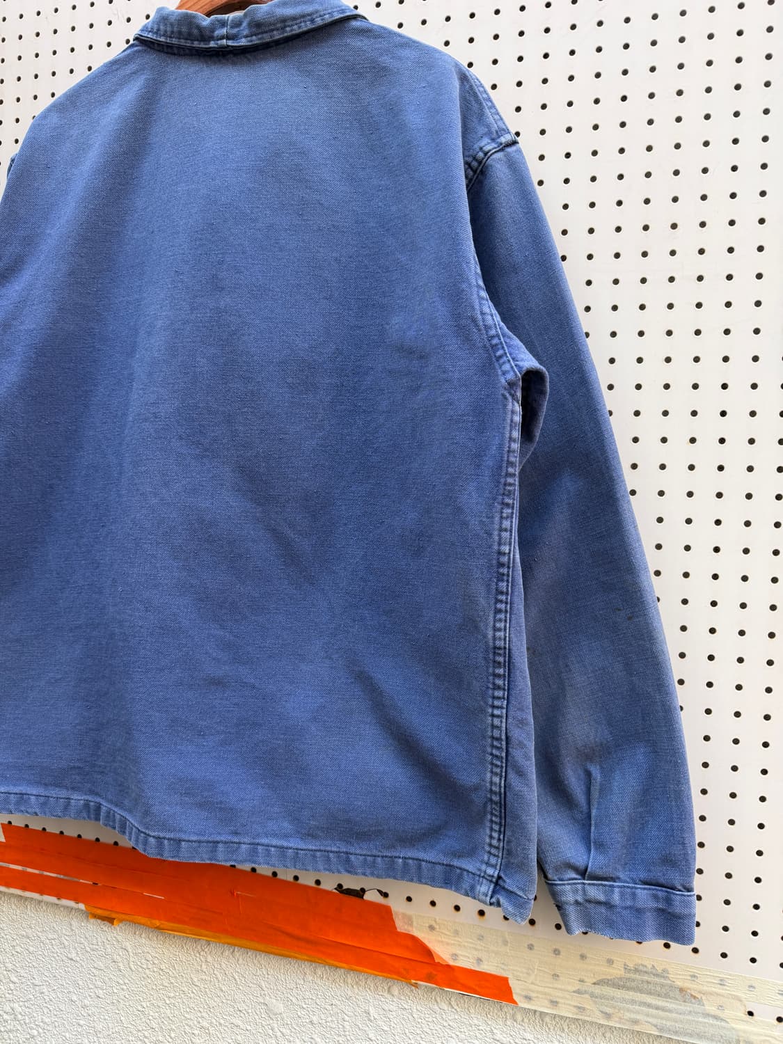 FADED WASHED BLUE OLD VINTAGE 프렌치워크자켓 상품이미지9