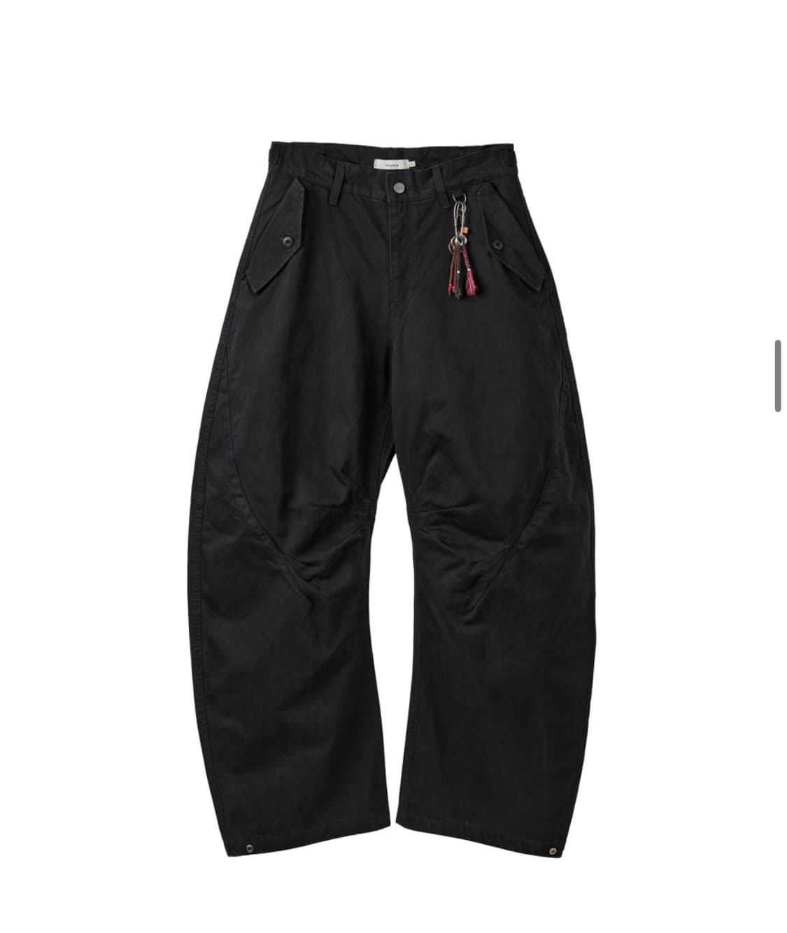 아르반 트리플 리프 커브드 팬츠 블랙 3사이즈 상품이미지1