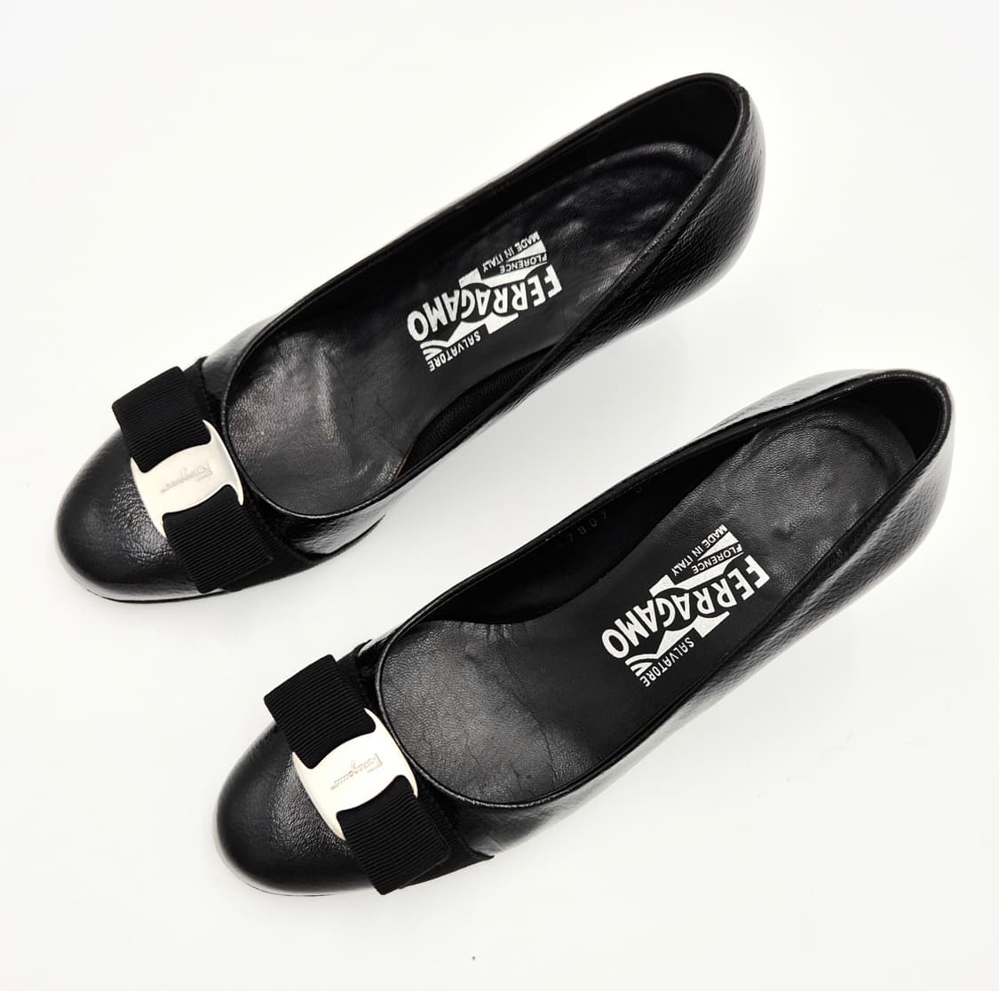 페레가모 바라 보우 펌프스 힐 구두 5 12 상품이미지1