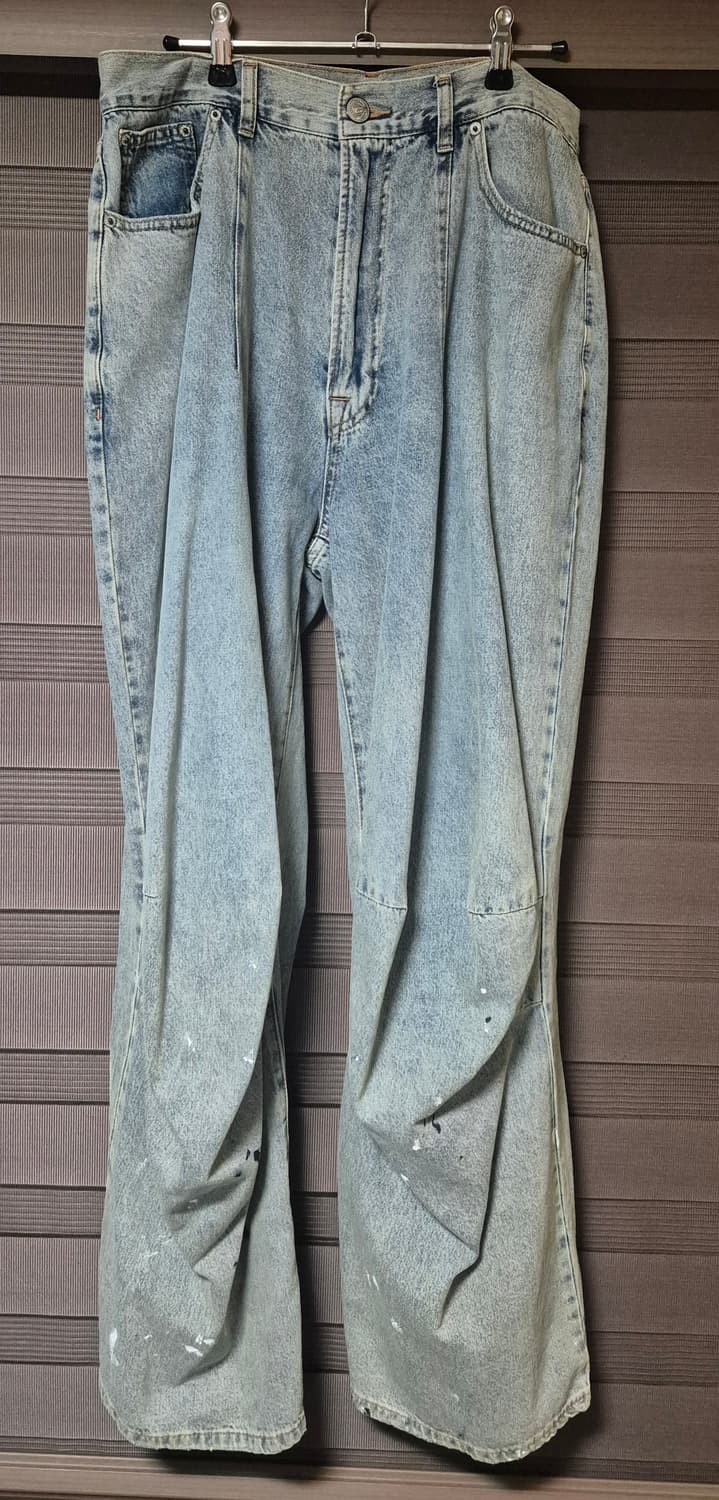 [3]마더스파더 24fw 다트 데님 연청 상품이미지1