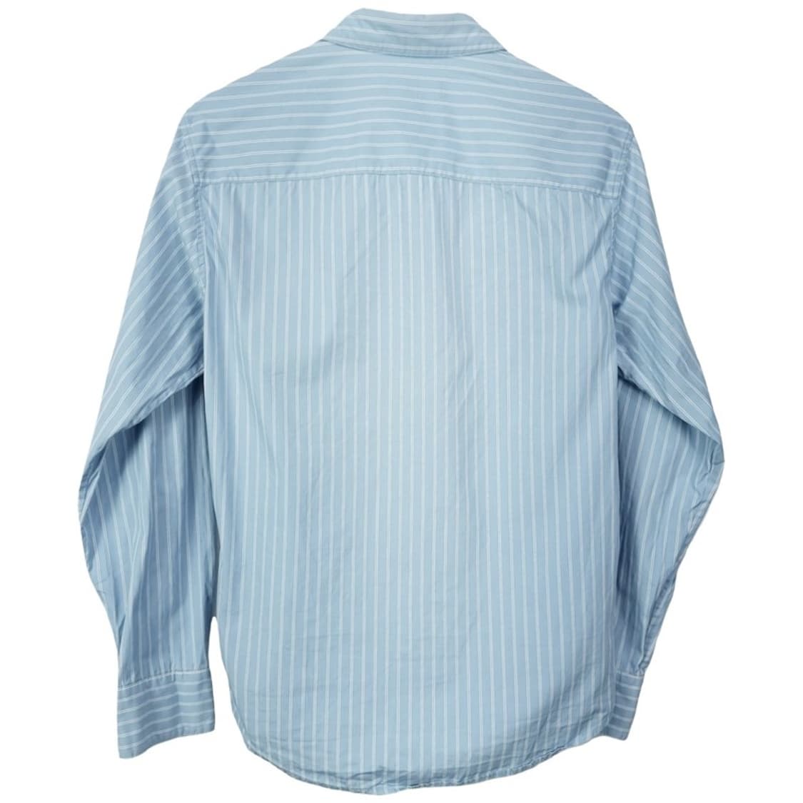 [솔리드 옴므] 스트라이프 셔츠 스카이 P01482 상품이미지3