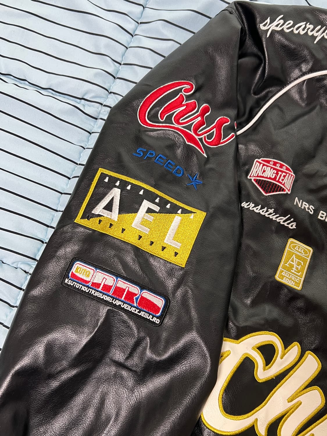 Aelfric Eden 레이싱 가죽 자켓 상품이미지2