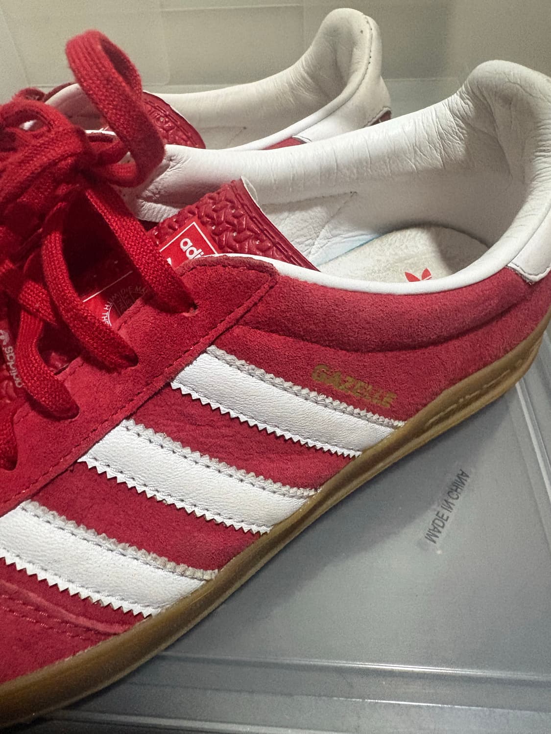 아디다스 가젤 인도어 레드 상품이미지2