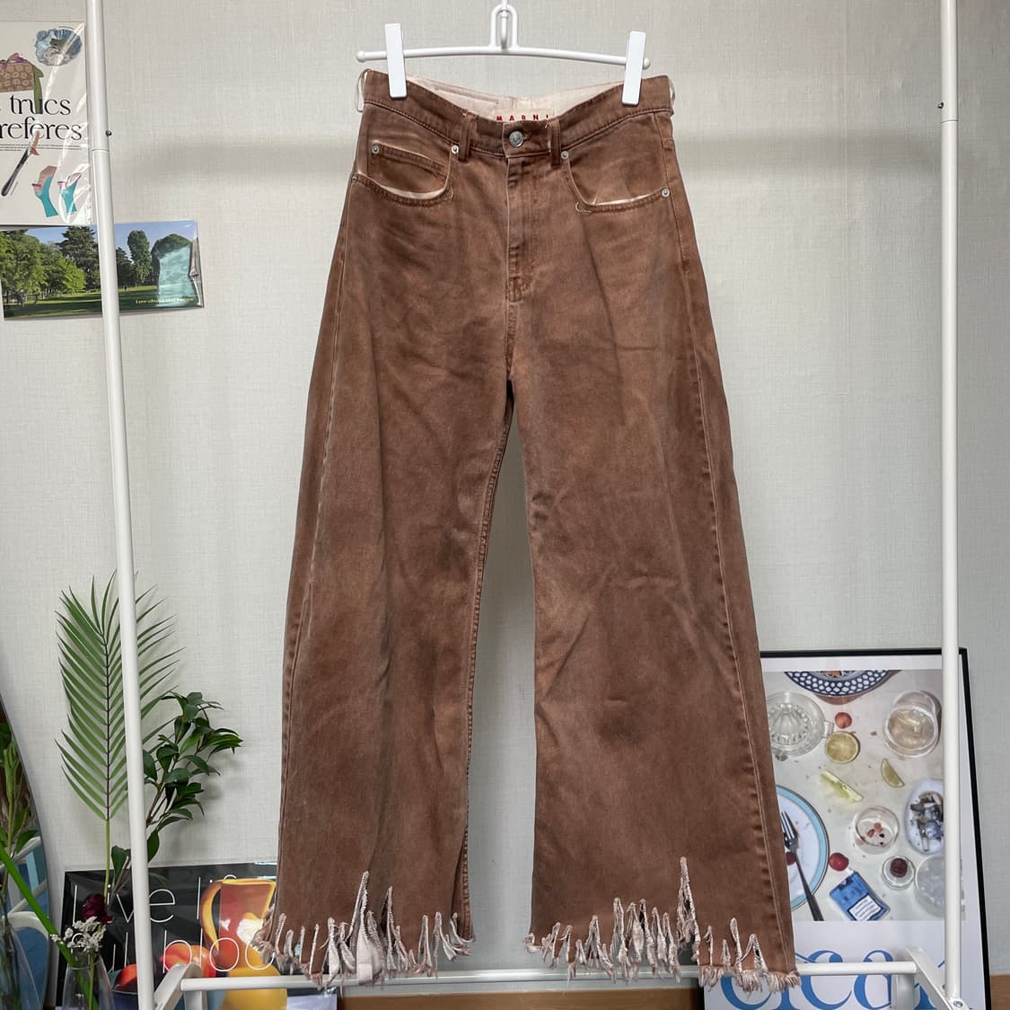 22fw 마르니 디스트레스드 커프진 상품이미지1
