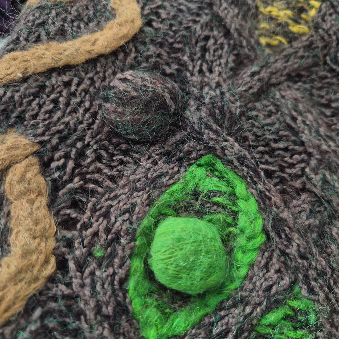 Lui Chantant 빈티지 컬러믹스 울 니트 상품이미지8