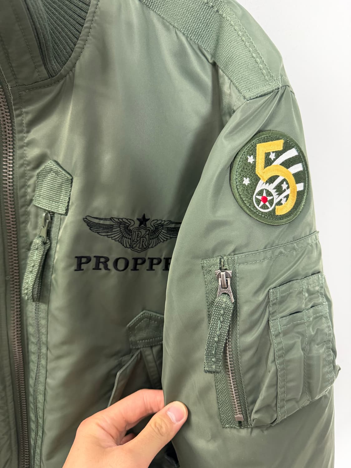 프로퍼 항공점퍼 봄버자켓 ma1 블루종 프로퍼자켓  상품이미지5