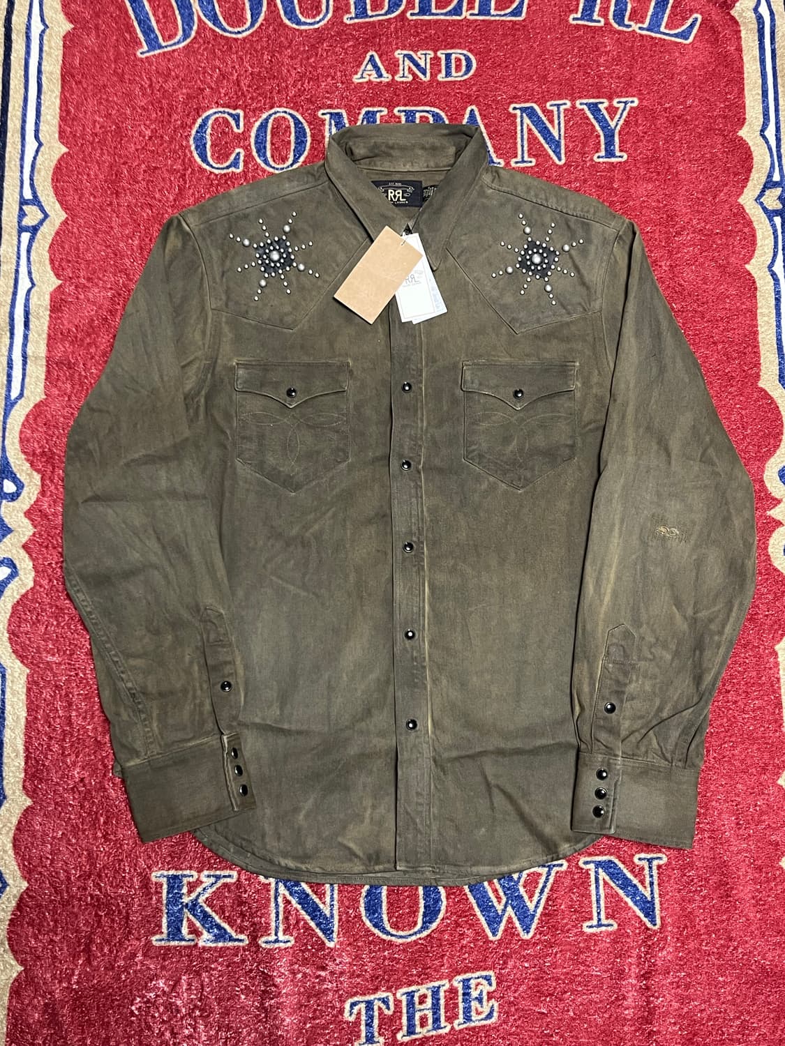 더블알엘 (RRL) 스터드 웨스턴 셔츠  상품이미지1