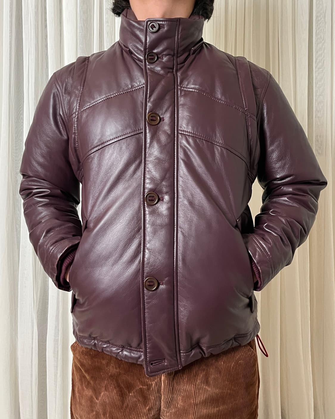 폴스미스 양가죽 다운자켓 paul smith 2way 패딩 & 패딩조끼 상품이미지8