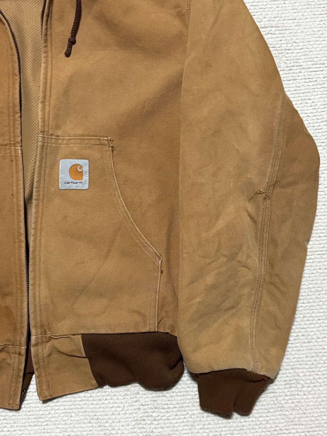 90s USA 칼하트 액티브 자켓 M 상품이미지3