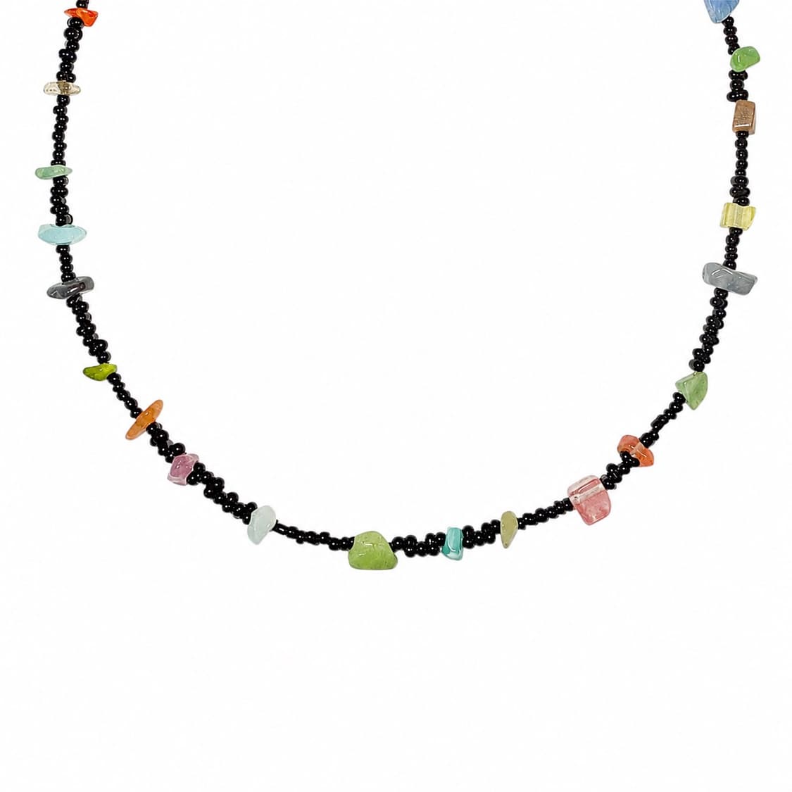 color black pebble necklace 상품이미지3