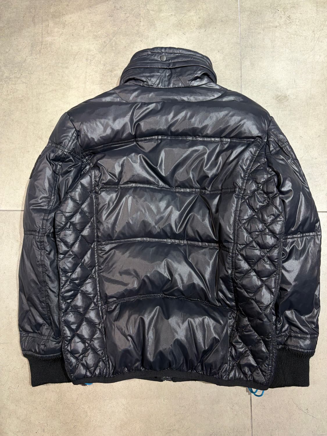 Diesel 디젤 로고 나일론 다운 패딩 상품이미지6