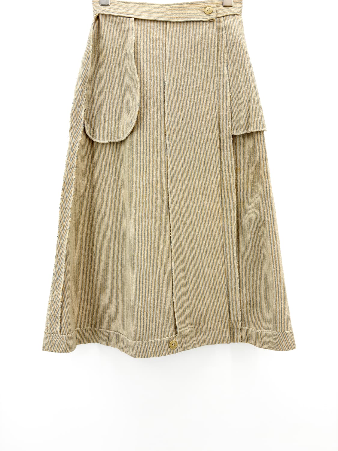 70’s 이세이미야케 스포츠 스트라이프 랩 스커트 상품이미지4