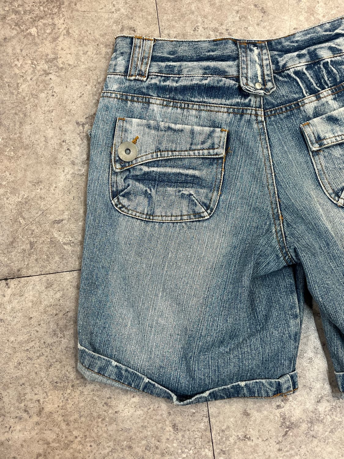 빈티지 데님 하프 팬츠 L #csz3570 상품이미지6