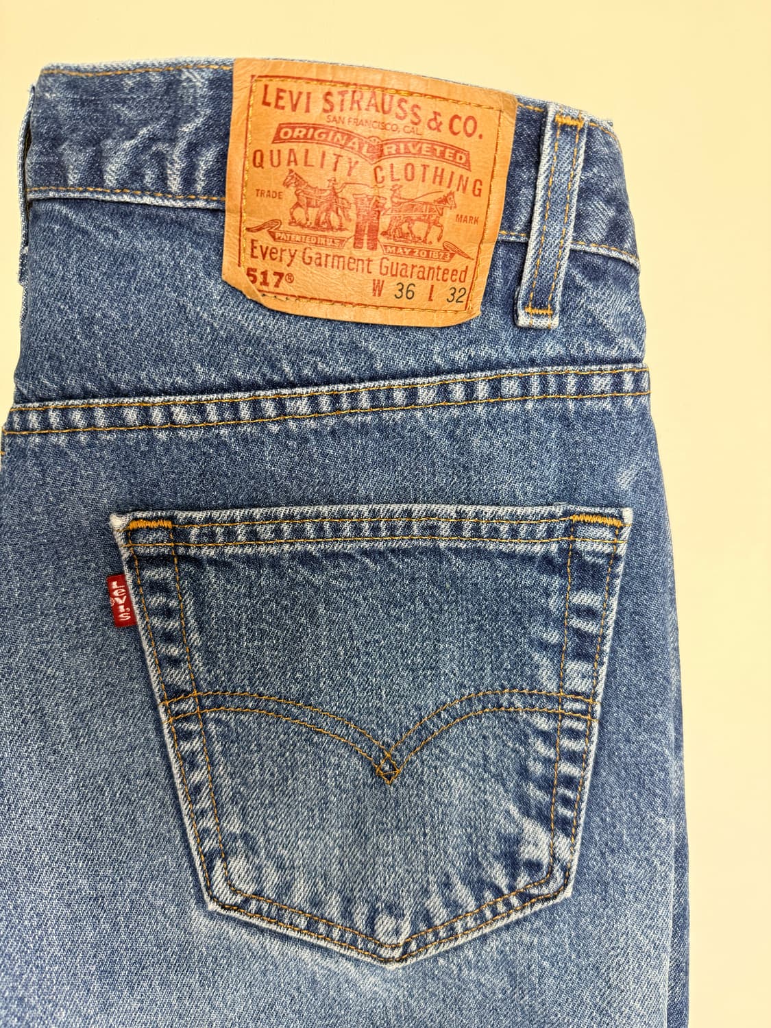 빈티지 리바이스 517 레드탭 W36 L32 상품이미지4
