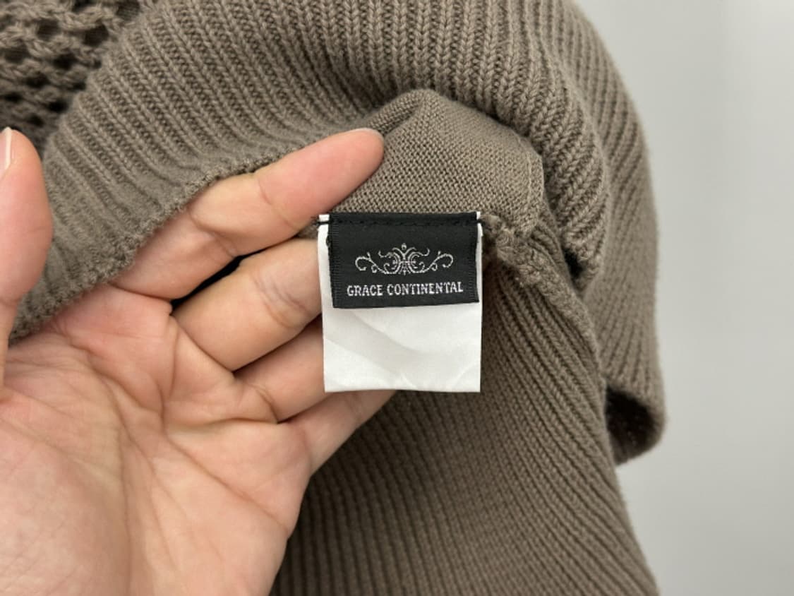 GRACE CONTINENTAL 네트 짜임 니트 베스트 (S~M) 상품이미지9