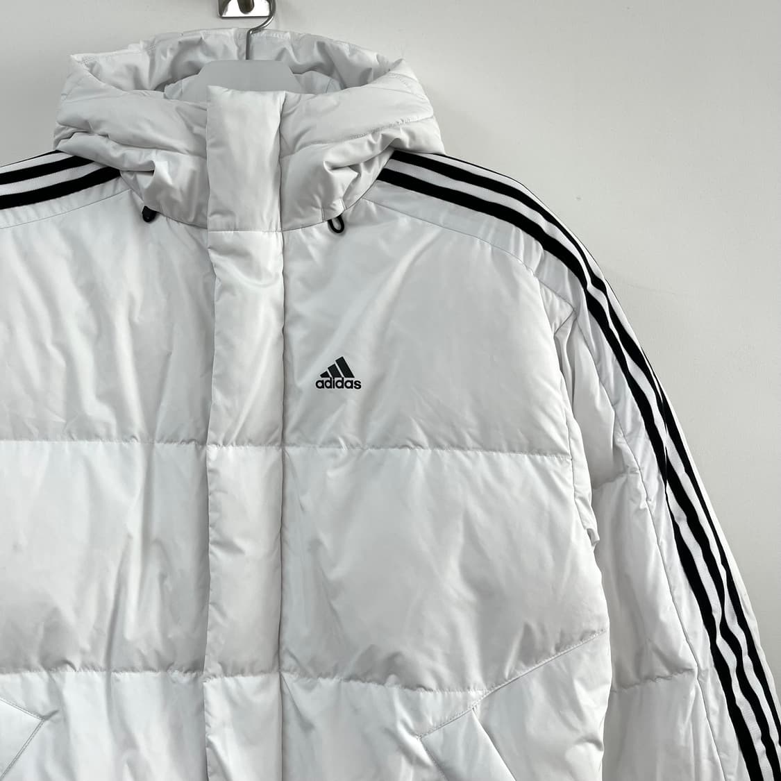 아디다스 덕다운 화이트 숏패딩 자켓 상품이미지4