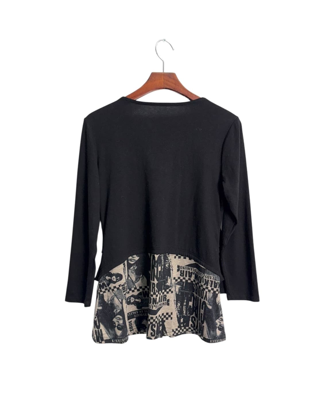 vianete 프린팅 레이어드 탑 상품이미지4