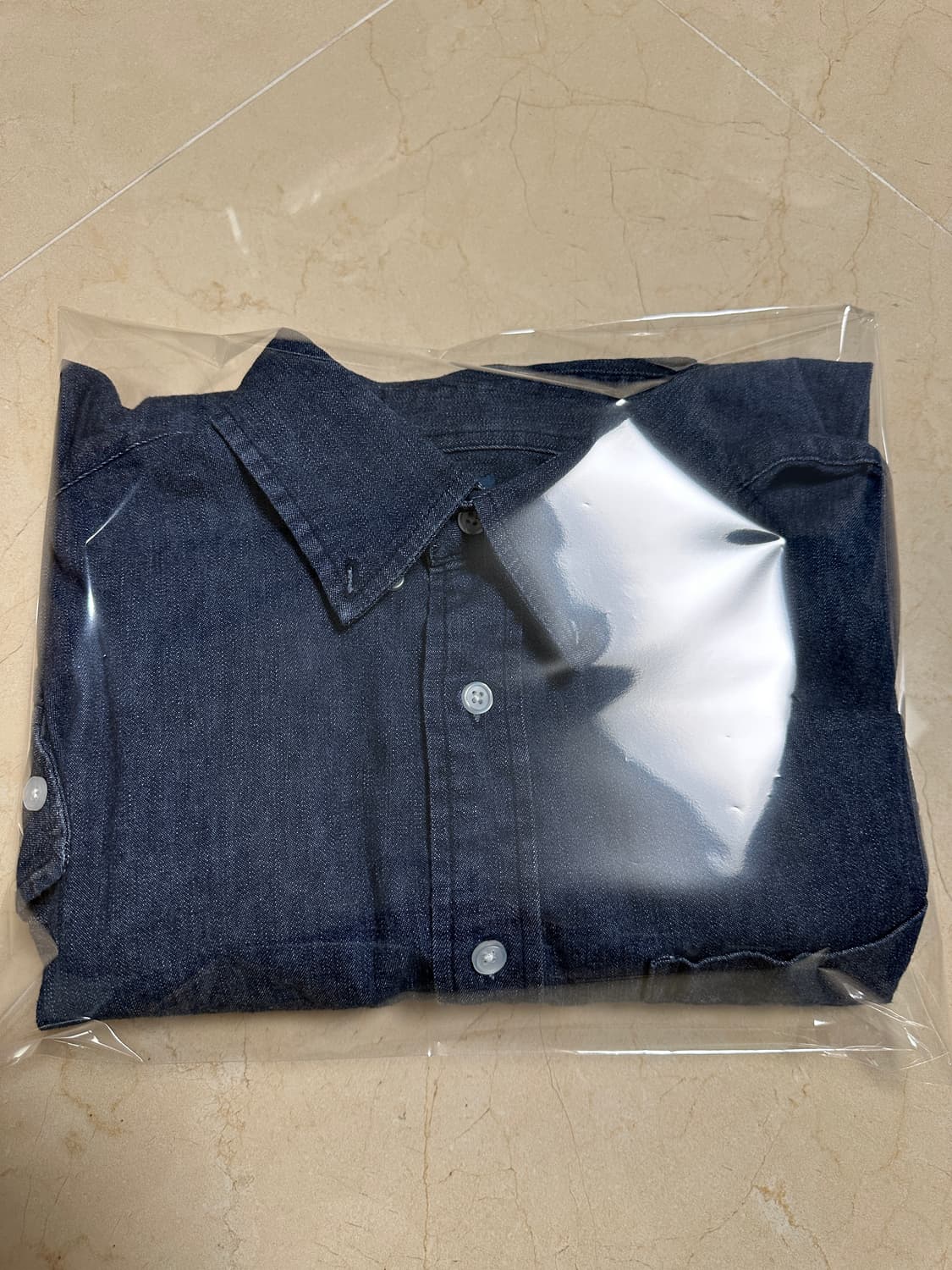 여자 데님 셔츠 청남방 오버핏 (55-66)   상품이미지8